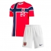 Camiseta Noruega Antonio Nusa #20 Primera Equipación Replica Mundial 2026 para niños mangas cortas (+ Pantalones cortos)